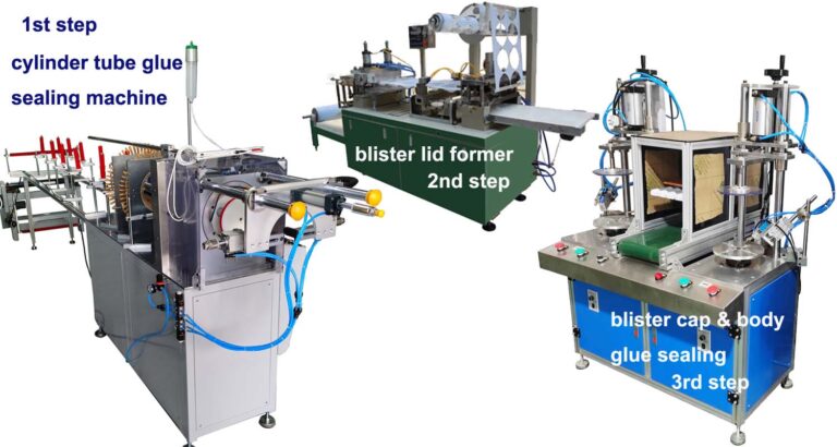 plastic cylinder tube boxes machine