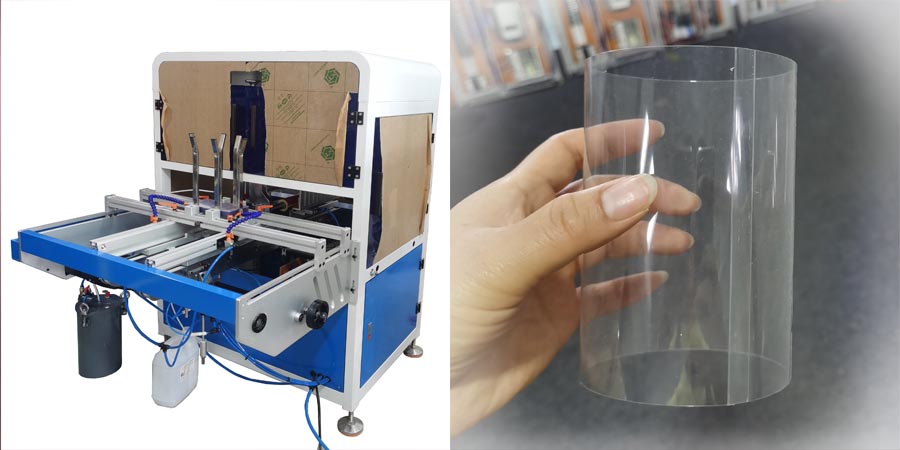 pvc tube boxes machine